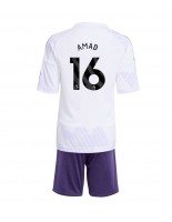 Manchester United Amad Diallo #16 Vieraspaita Lasten 2025-26 Lyhythihainen (+ shortsit)